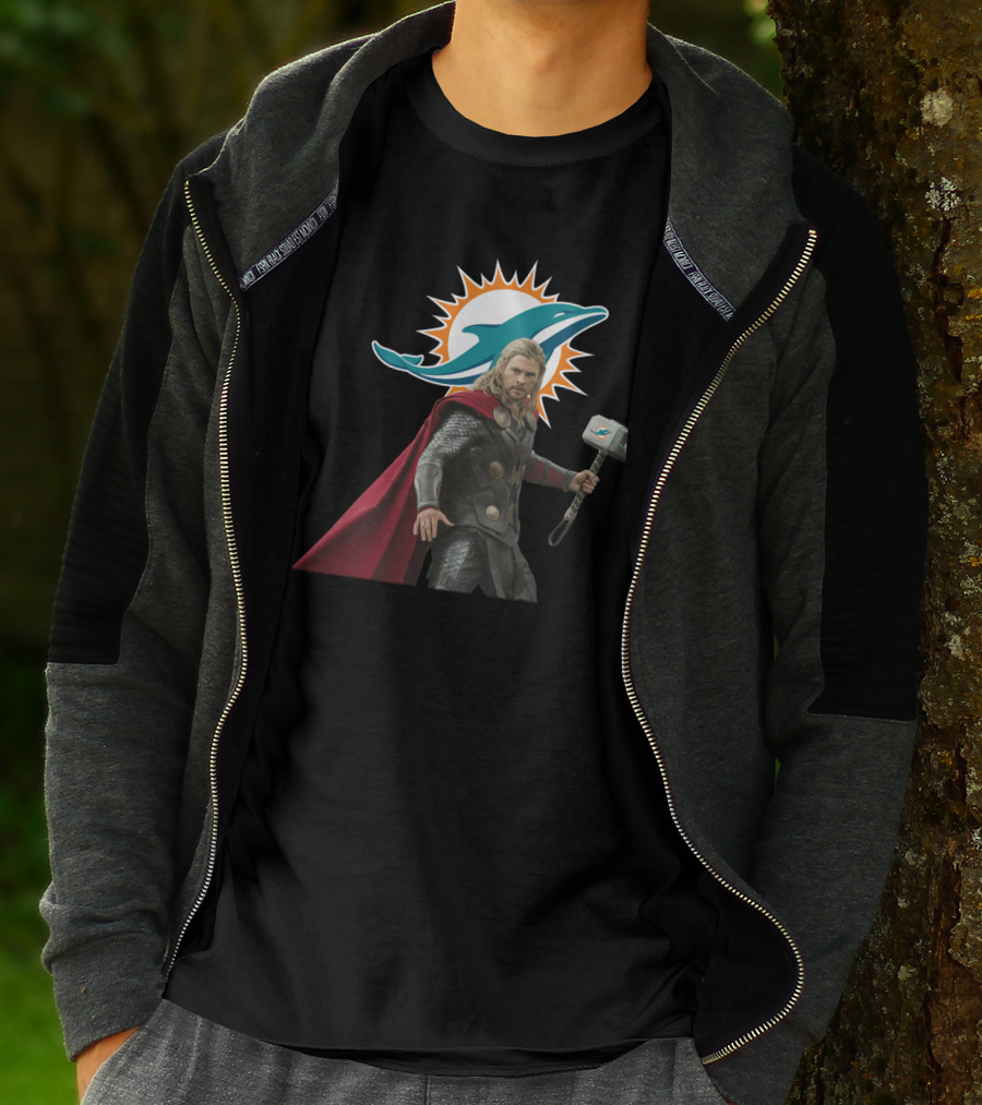 Miami Dolphins Thor Crossover T-Shirt