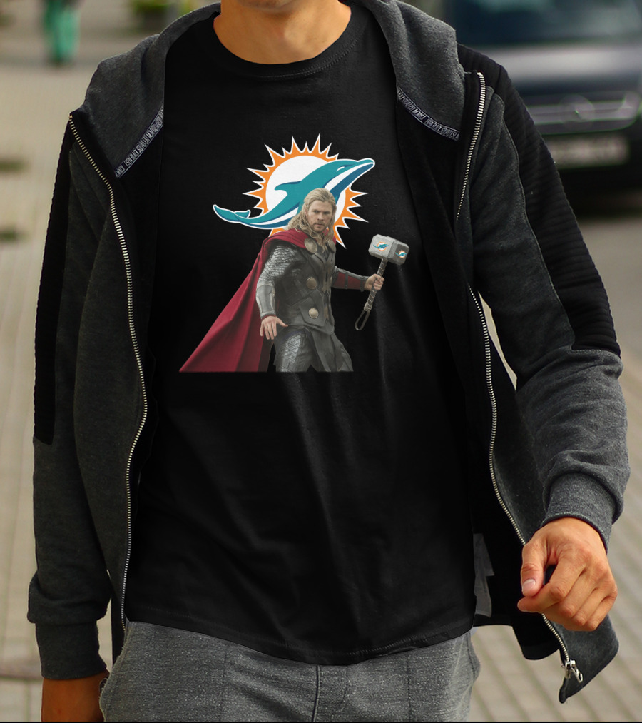 Miami Dolphins Thor Crossover T-Shirt
