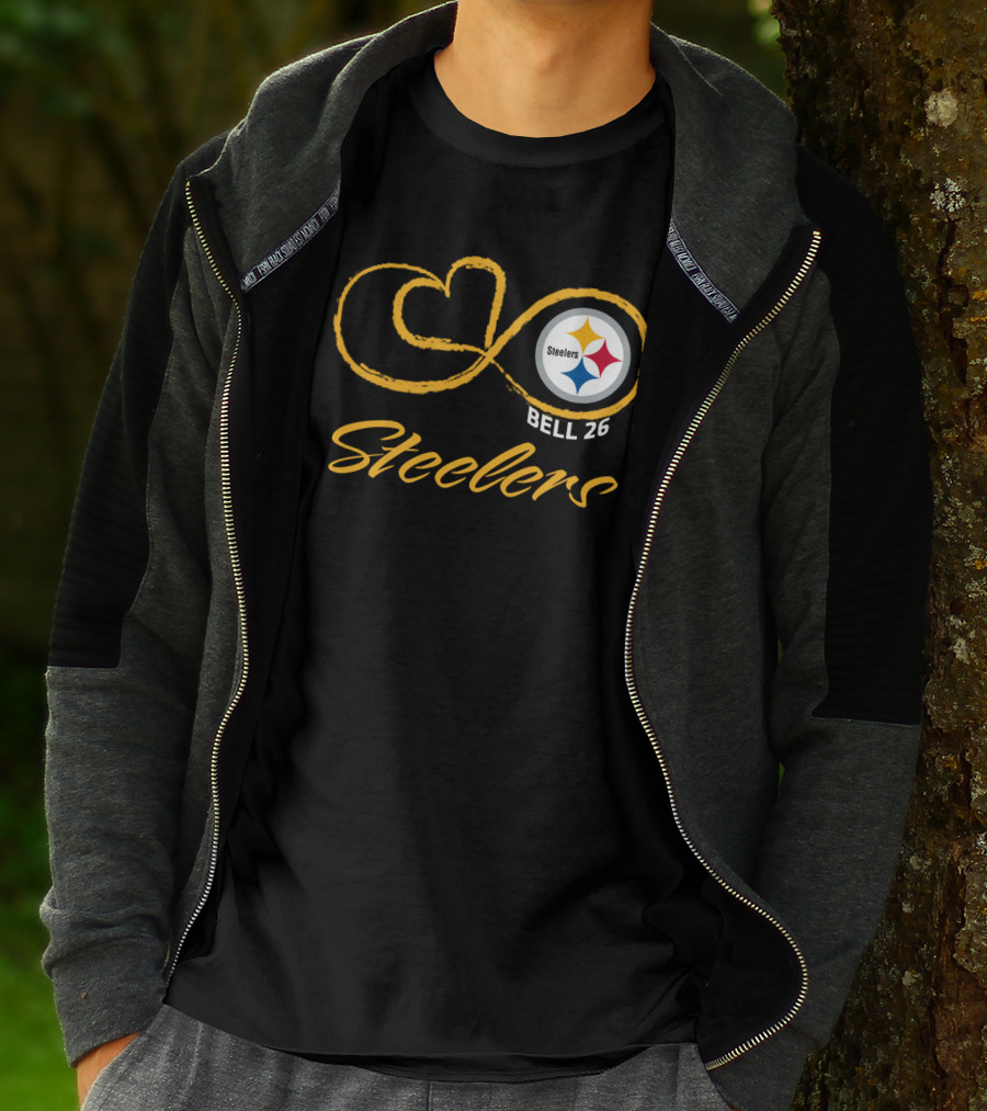 Steelers Bell 26 Infinity Pittsburgh T-Shirt