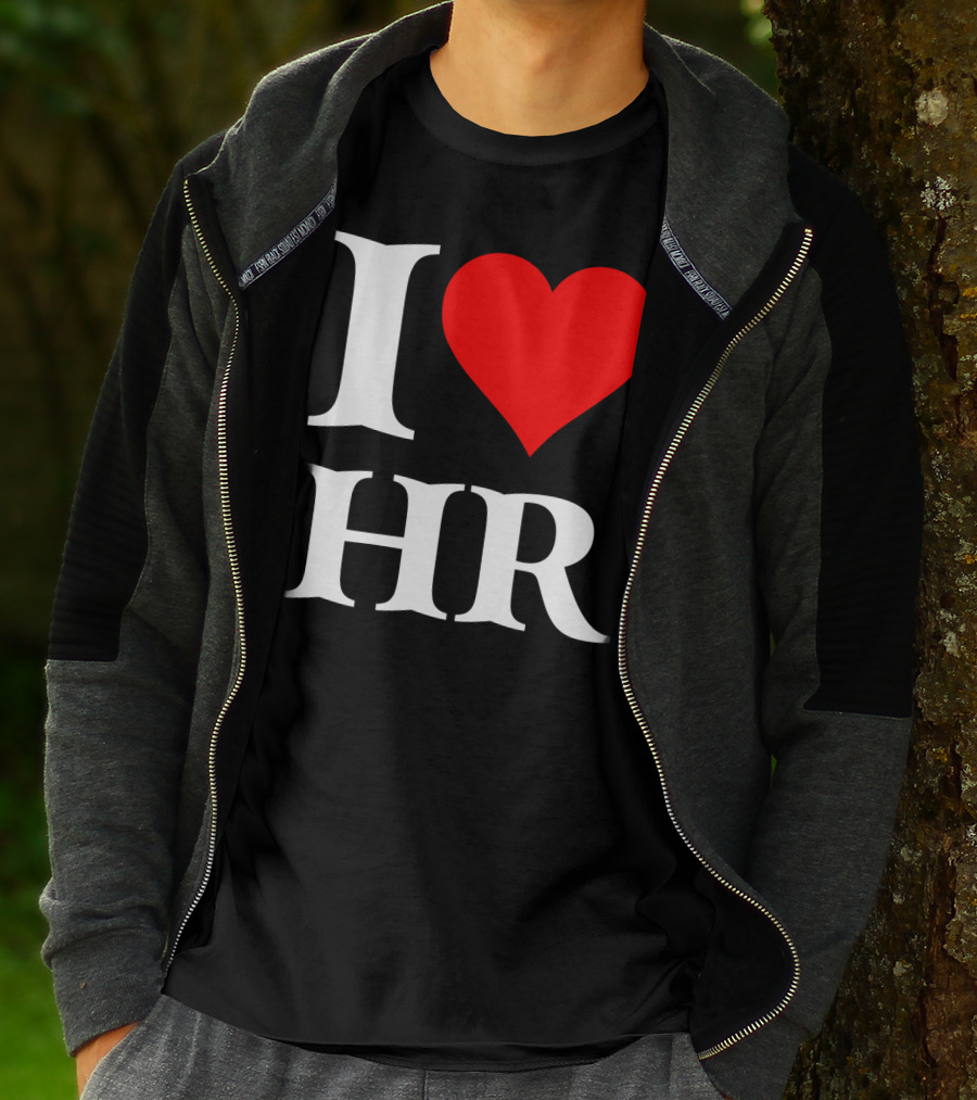 I Heart HR Human Resource Passion Enthusiast T-Shirt