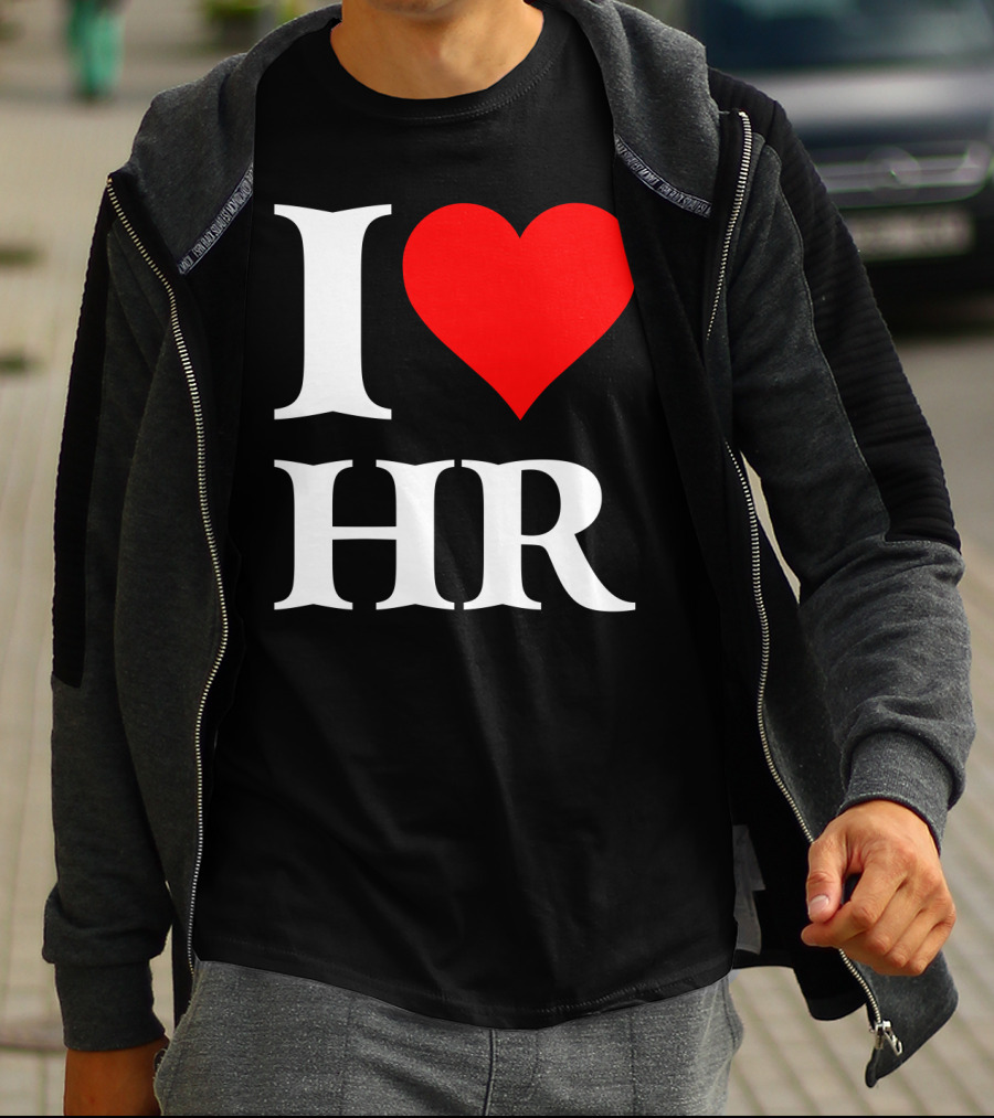 I Heart HR Human Resource Passion Enthusiast T-Shirt