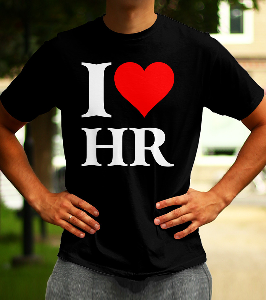 I Heart HR Human Resource Passion Enthusiast T-Shirt