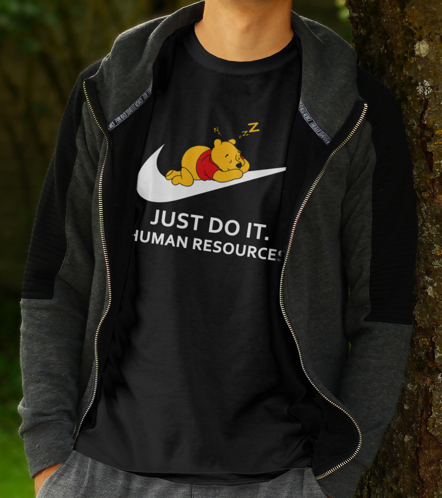 Winnie The Pooh Sleeping Human Resources Zzz T-Shirt
