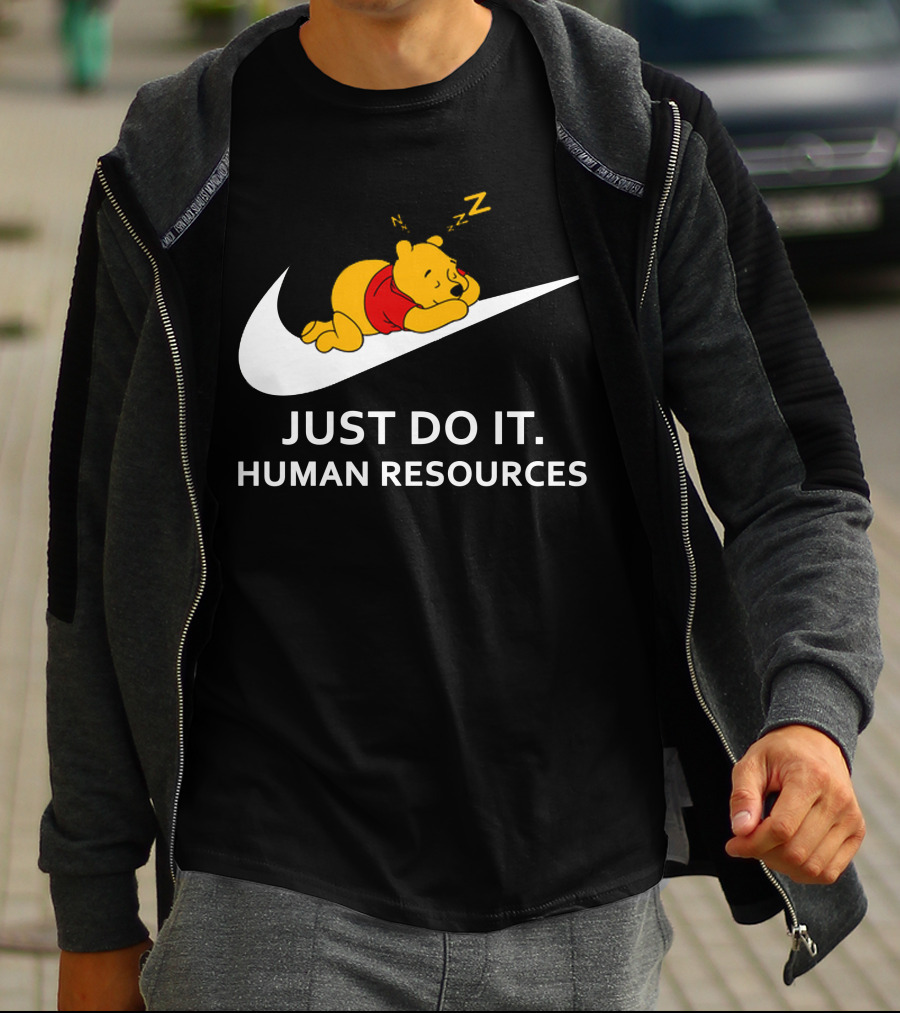 Winnie The Pooh Sleeping Human Resources Zzz T-Shirt