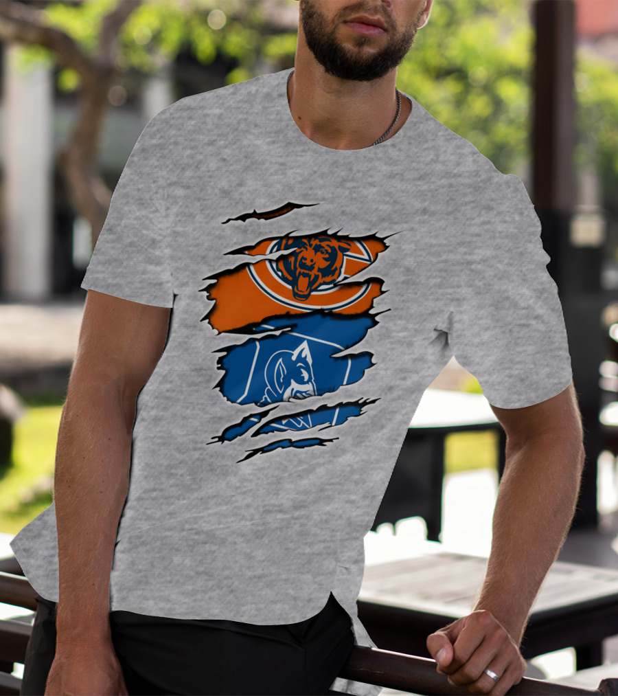 Chicago Bears Duke Blue Devils T-Shirt