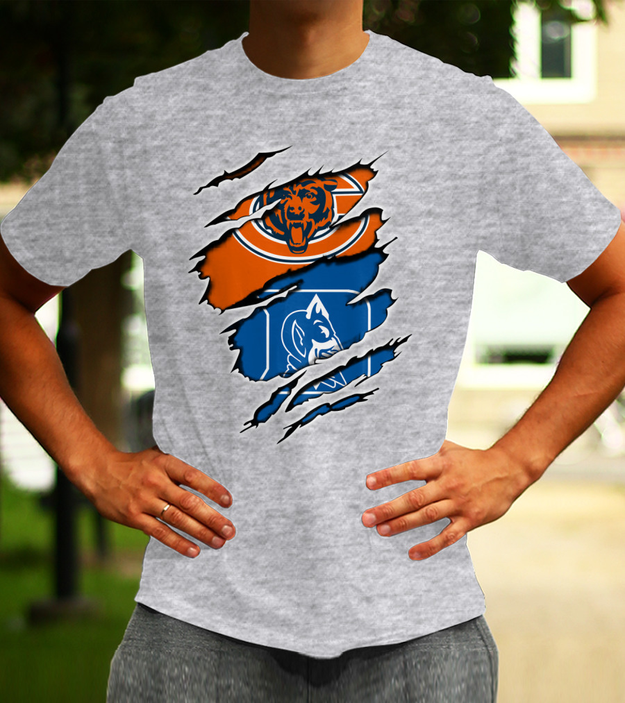 Chicago Bears Duke Blue Devils T-Shirt