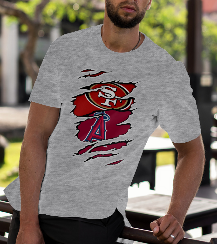 49ers SF Angels A Logo Fusion T-Shirt