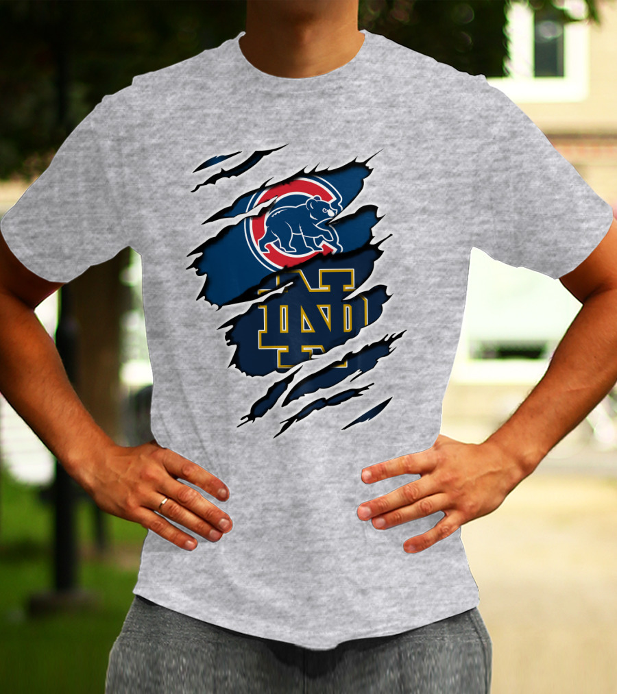 Cubs Notre Dame Rip T-Shirt