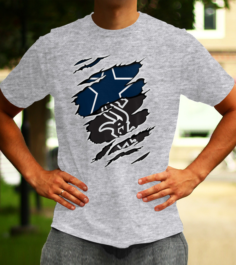 Cowboys White Sox Cowboys Fan Crossover T-Shirt