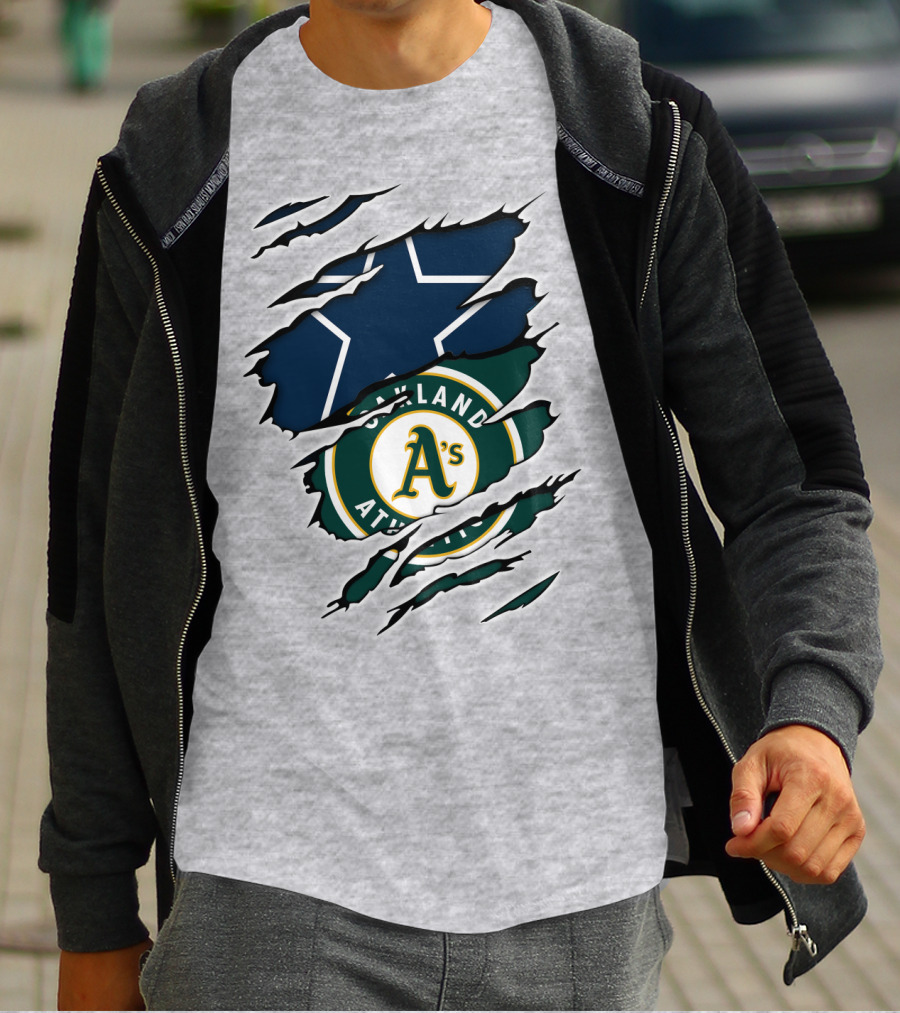 Oakland Athletics Cowboys Star Burst T-Shirt