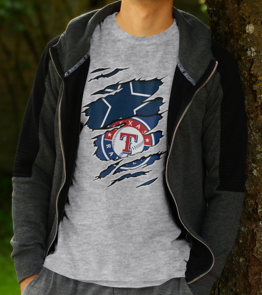 Dallas Cowboys Texas Rangers Fusion T-Shirt