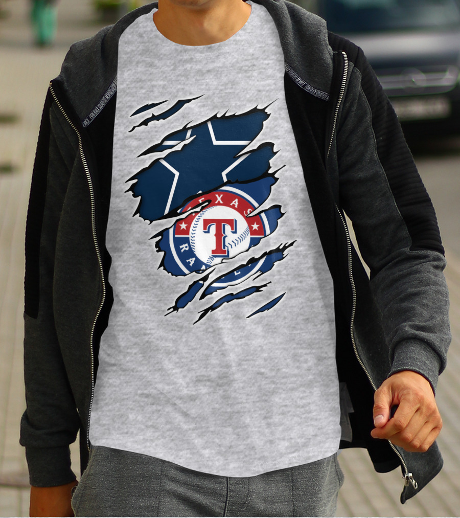 Dallas Cowboys Texas Rangers Fusion T-Shirt
