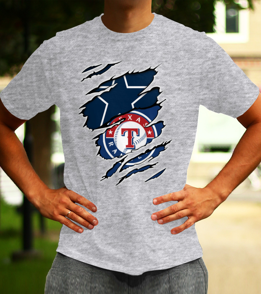 Dallas Cowboys Texas Rangers Fusion T-Shirt
