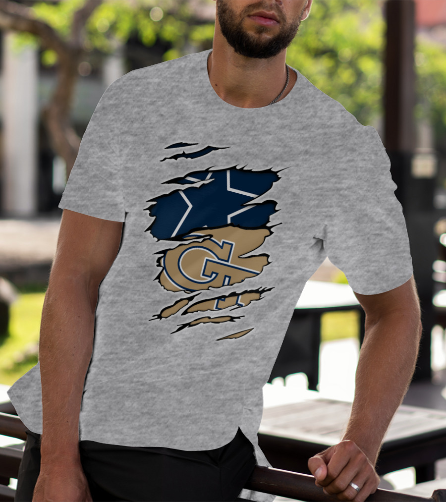 Cowboys GT Tech Dual Logo Blend T-Shirt