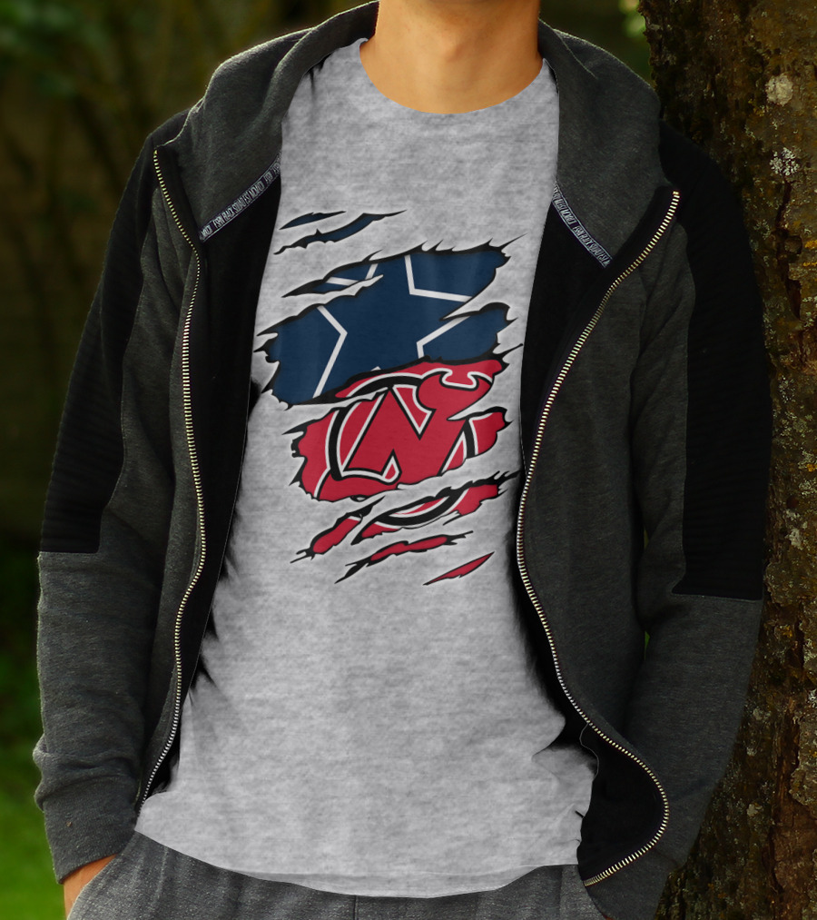 Dallas Cowboys New Jersey Devils Fusion T-Shirt