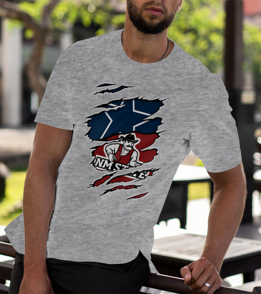 NM State Cowboys Western Star T-Shirt
