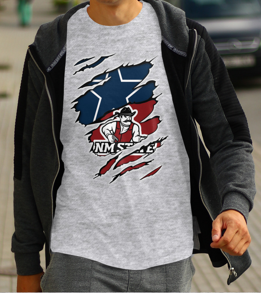 NM State Cowboys Western Star T-Shirt