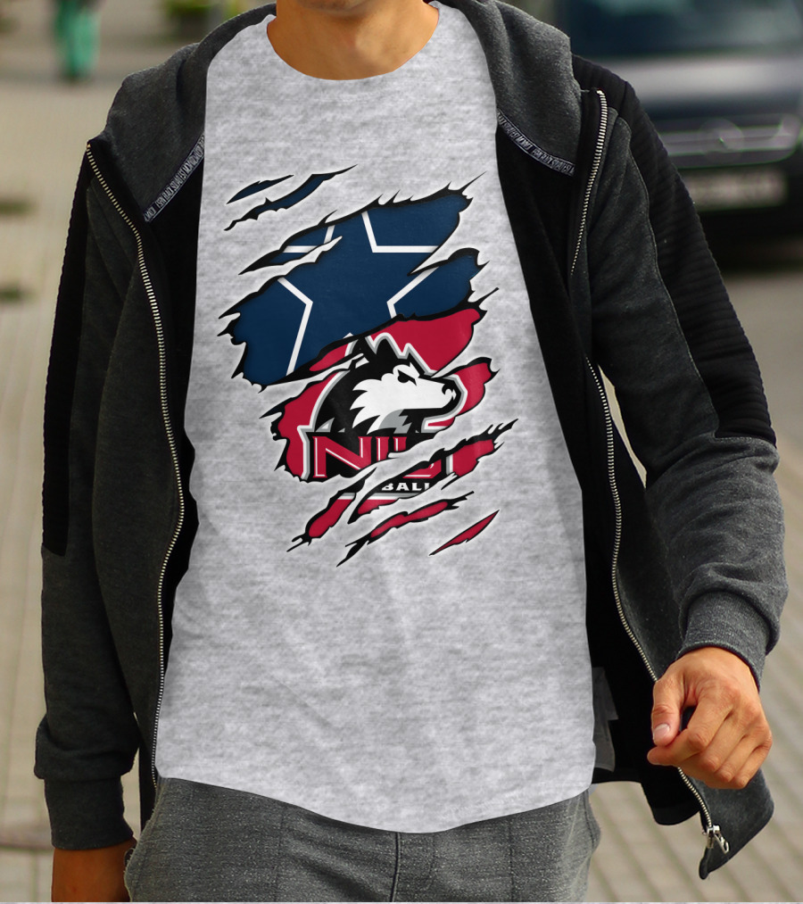 Northern Illinois Huskies Cowboys Star Emblem T-Shirt