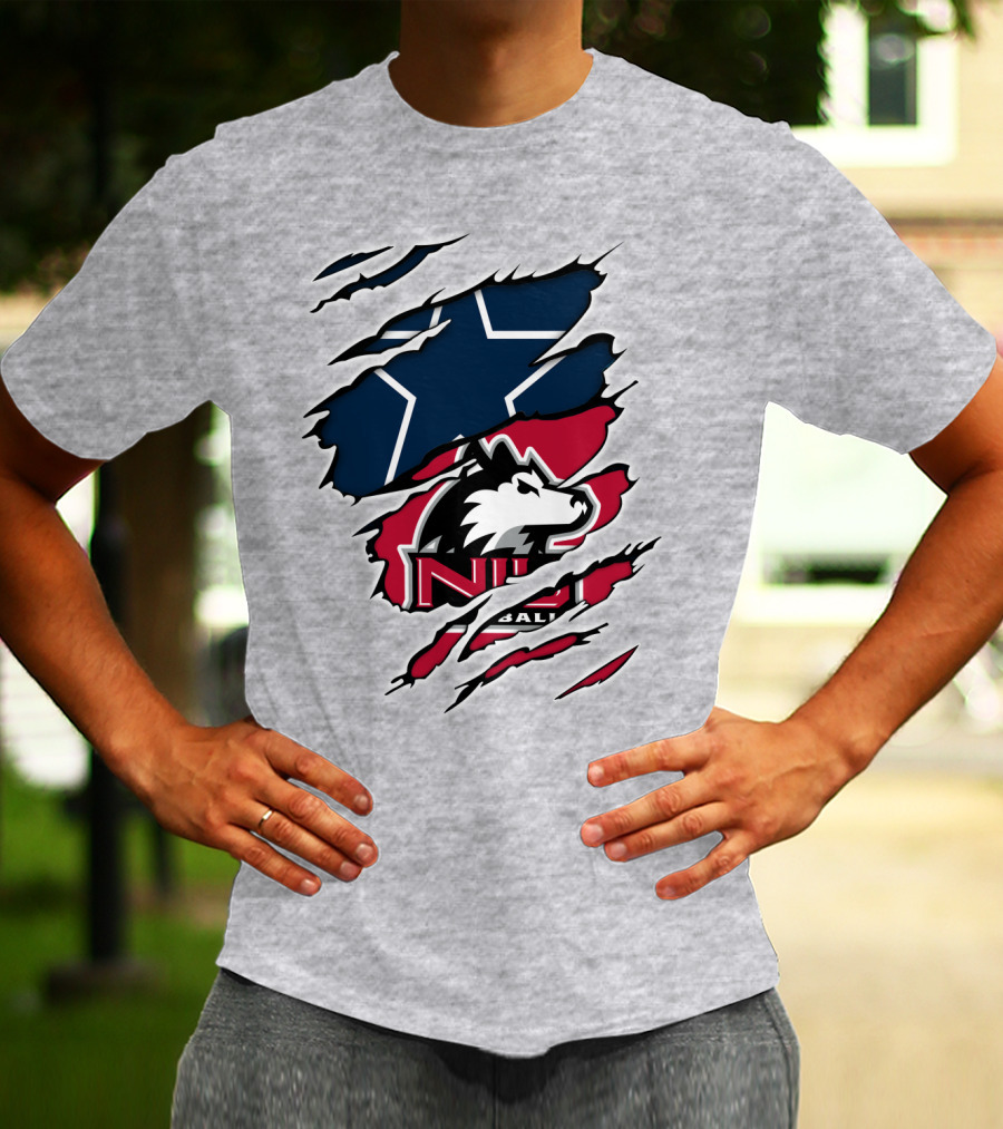 Northern Illinois Huskies Cowboys Star Emblem T-Shirt