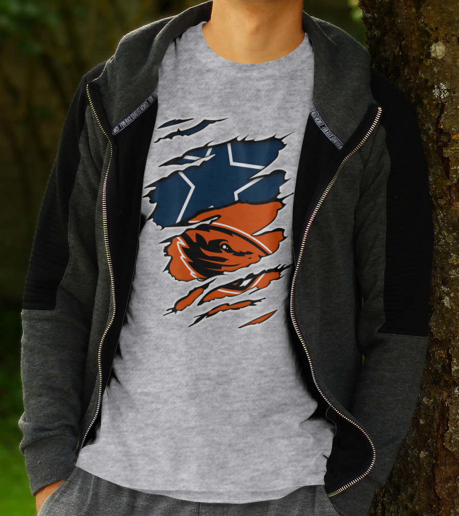 Cowboys Oregon State Beavers Cowboys Star T-Shirt