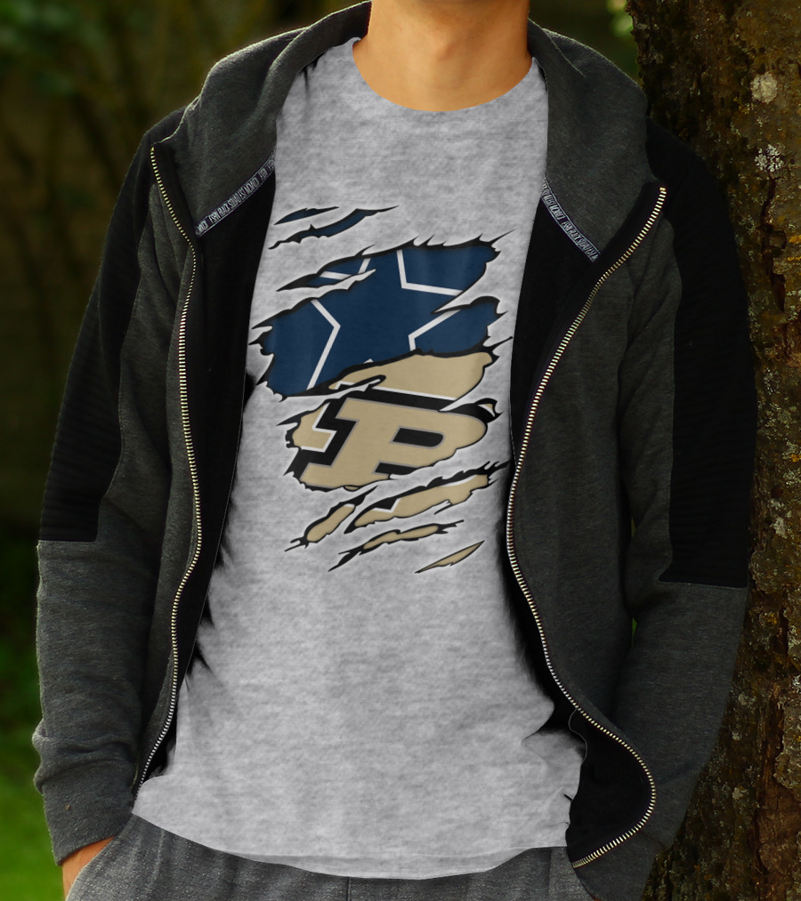 Cowboys Purdue Boilermakers Star T-Shirt