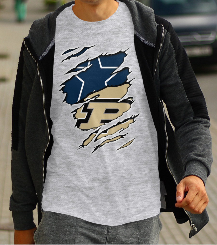 Cowboys Purdue Boilermakers Star T-Shirt