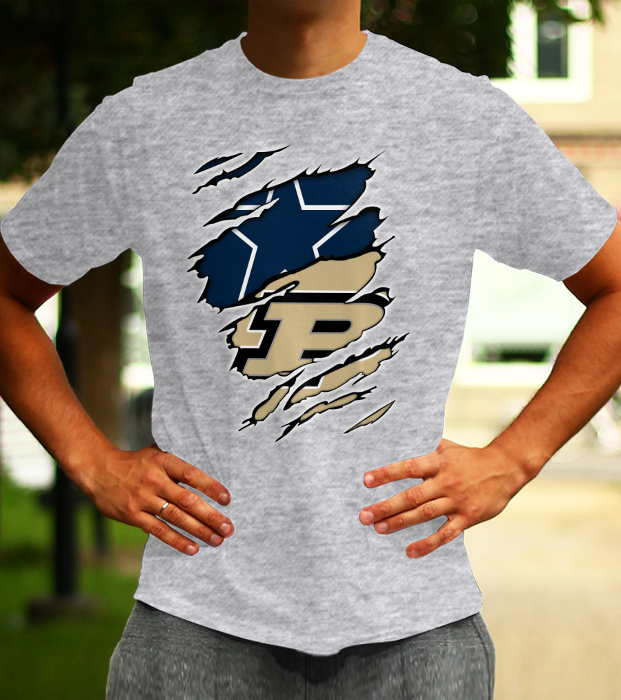 Cowboys Purdue Boilermakers Star T-Shirt