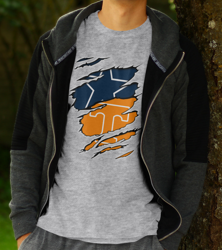 Cowboys Tennessee Vols Star Claw T-Shirt