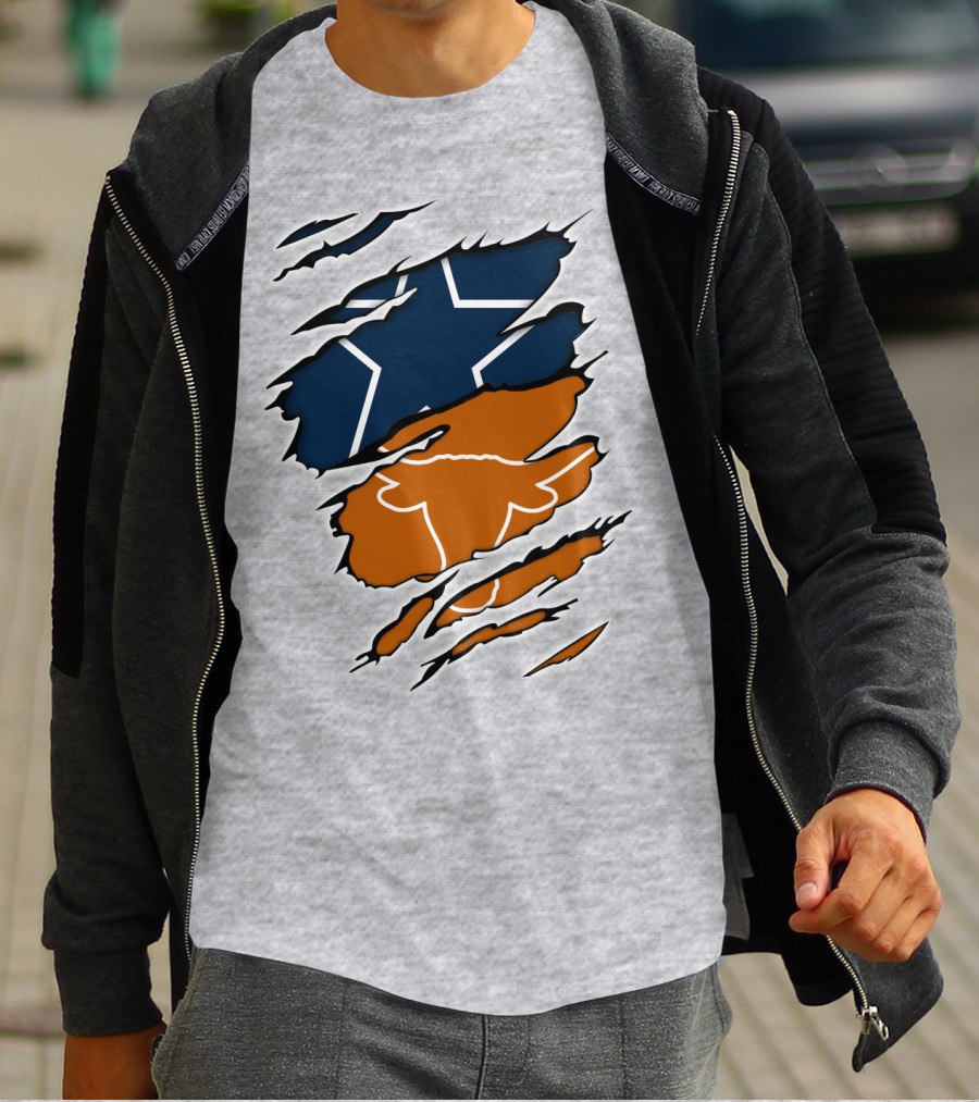 Dallas Cowboys Texas Longhorns Cowboys Longhorn Cowboys T-Shirt