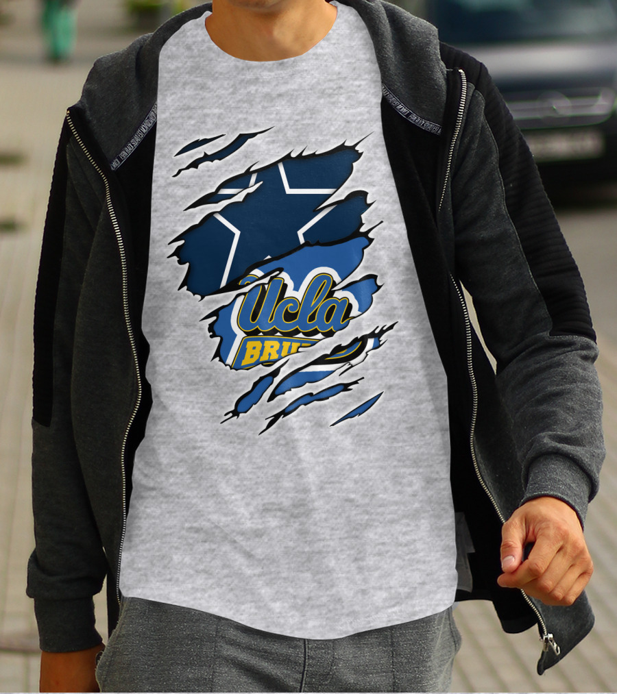 UCLA Bruins Cowboys Star Ribbed T-Shirt