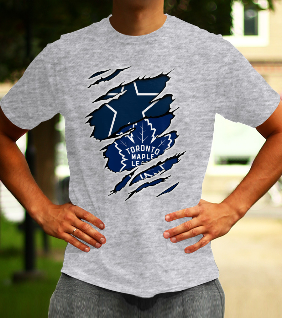 Cowboys Toronto Maple Leafs Cowboys Star Ripped T-Shirt