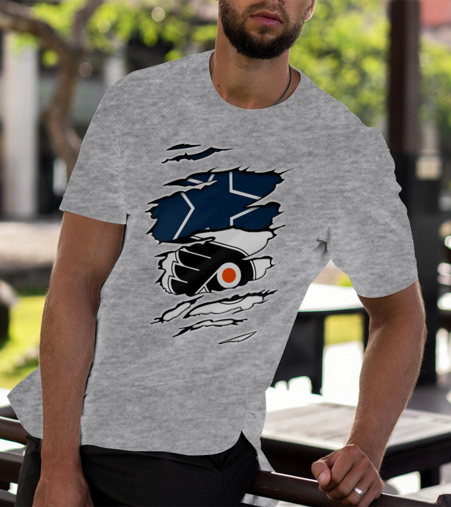 Cowboys Flyers Cowboys Logos Blend T-Shirt