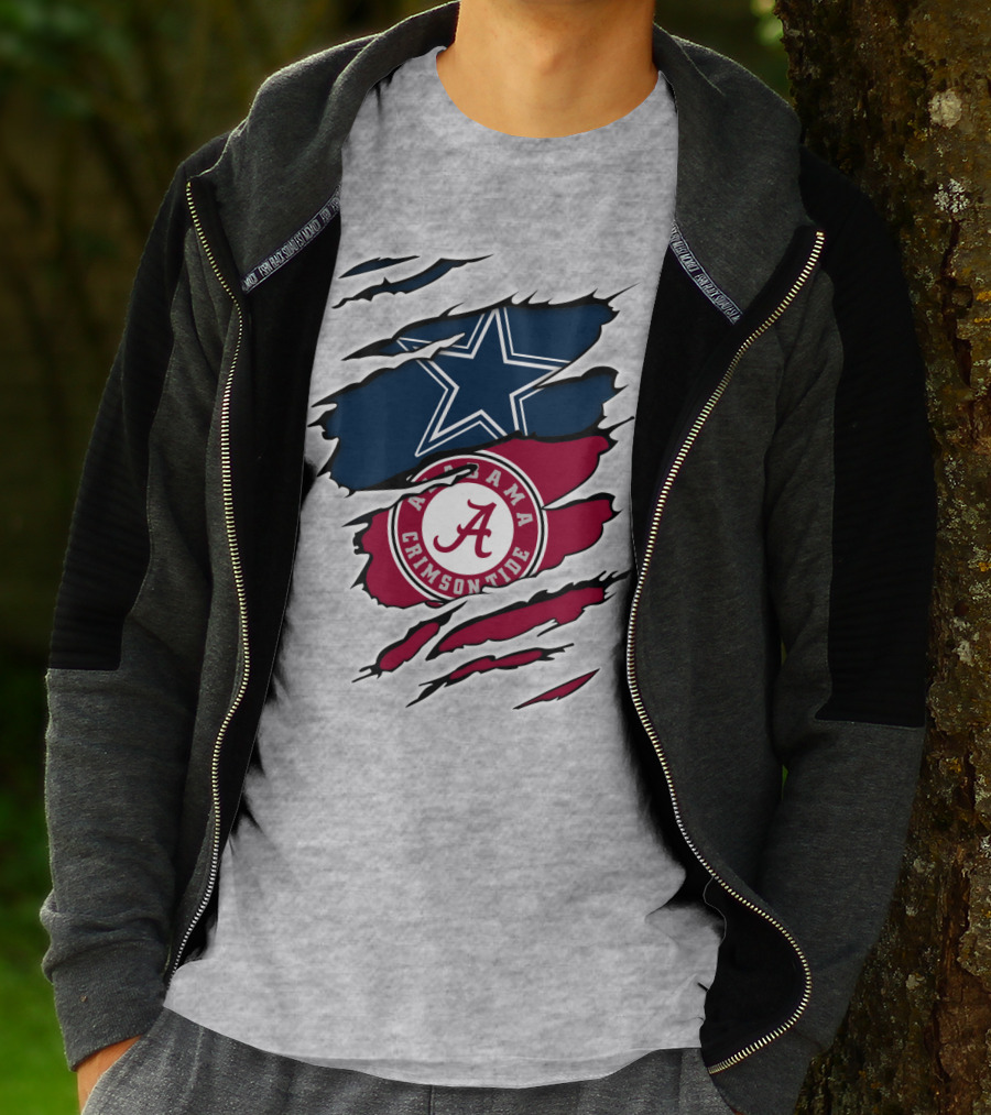 Dallas Cowboys Alabama Crimson Tide T-Shirt