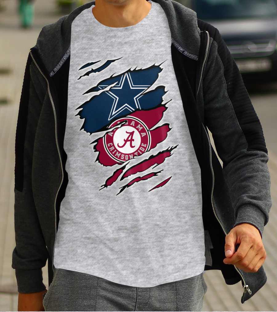 Dallas Cowboys Alabama Crimson Tide T-Shirt