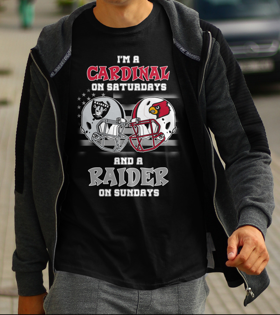 I'm A Cardinal On Saturdays And A Raider On Sundays T-Shirt