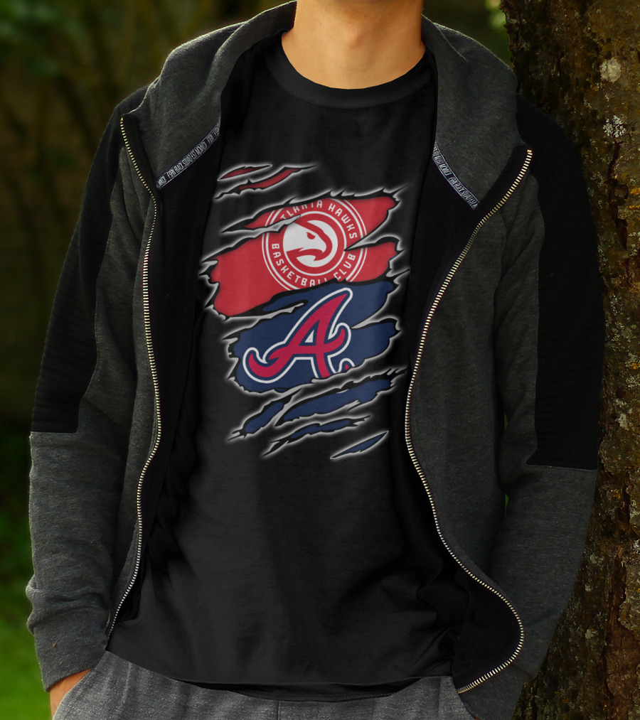 Atlanta Hawks Basketball Club Braves A T-Shirt