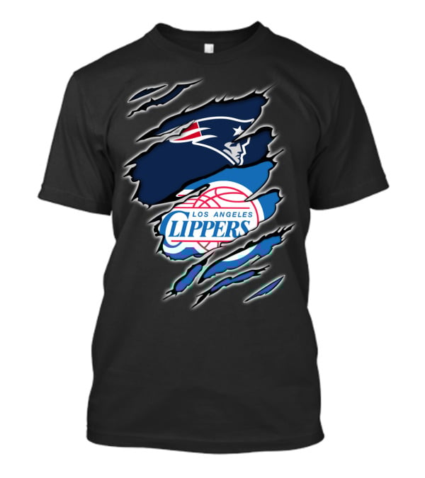 New England Patriots Los Angeles Clippers Crossover T-Shirt