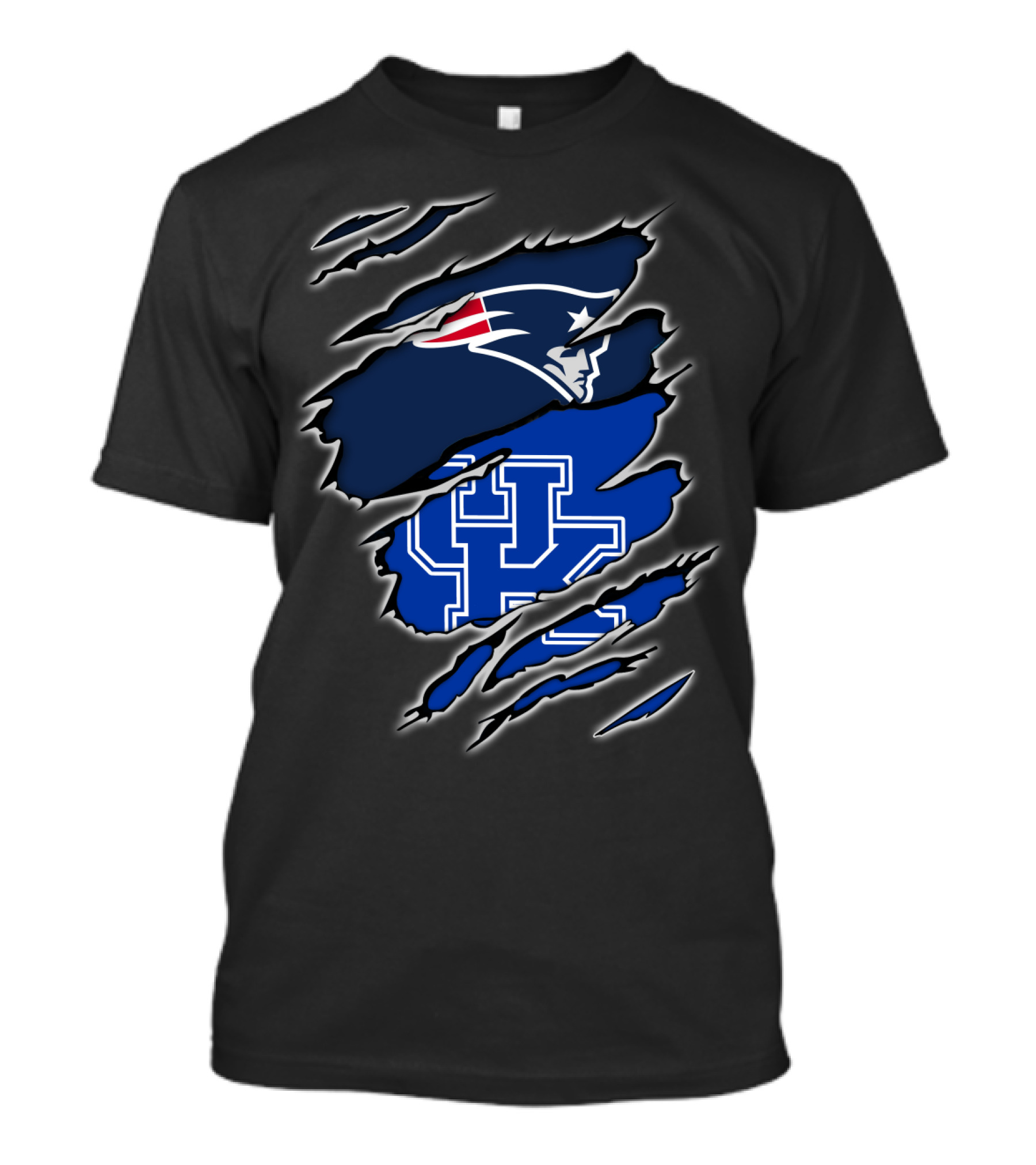 New England Patriots Kentucky Wildcats Combo T-Shirt