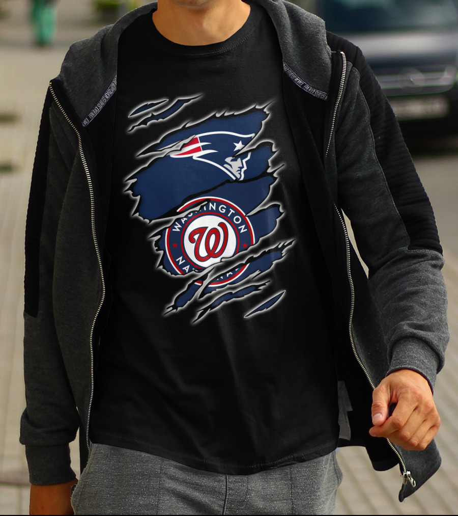 Patriots Washington Nationals Team Fusion T-Shirt