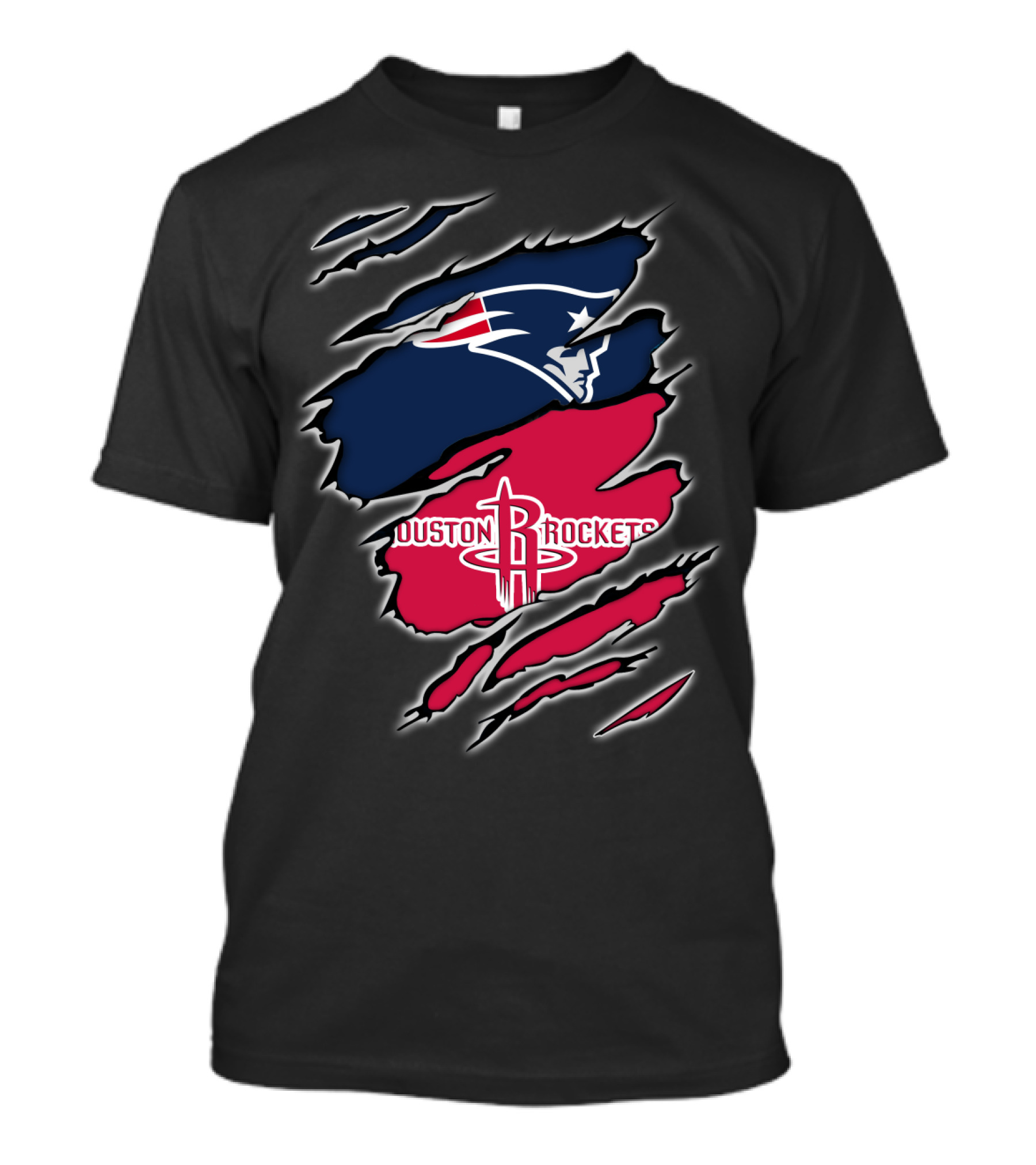 New England Patriots Houston Rockets Combo T-Shirt