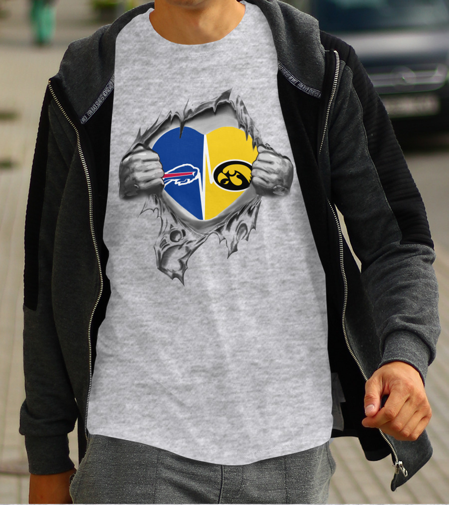 Hawkeyes Bills Heartbeat Fusion T-Shirt