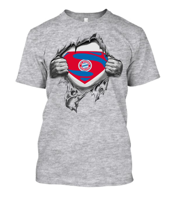 FC Bayern Munich Superman Logo Concept T-Shirt