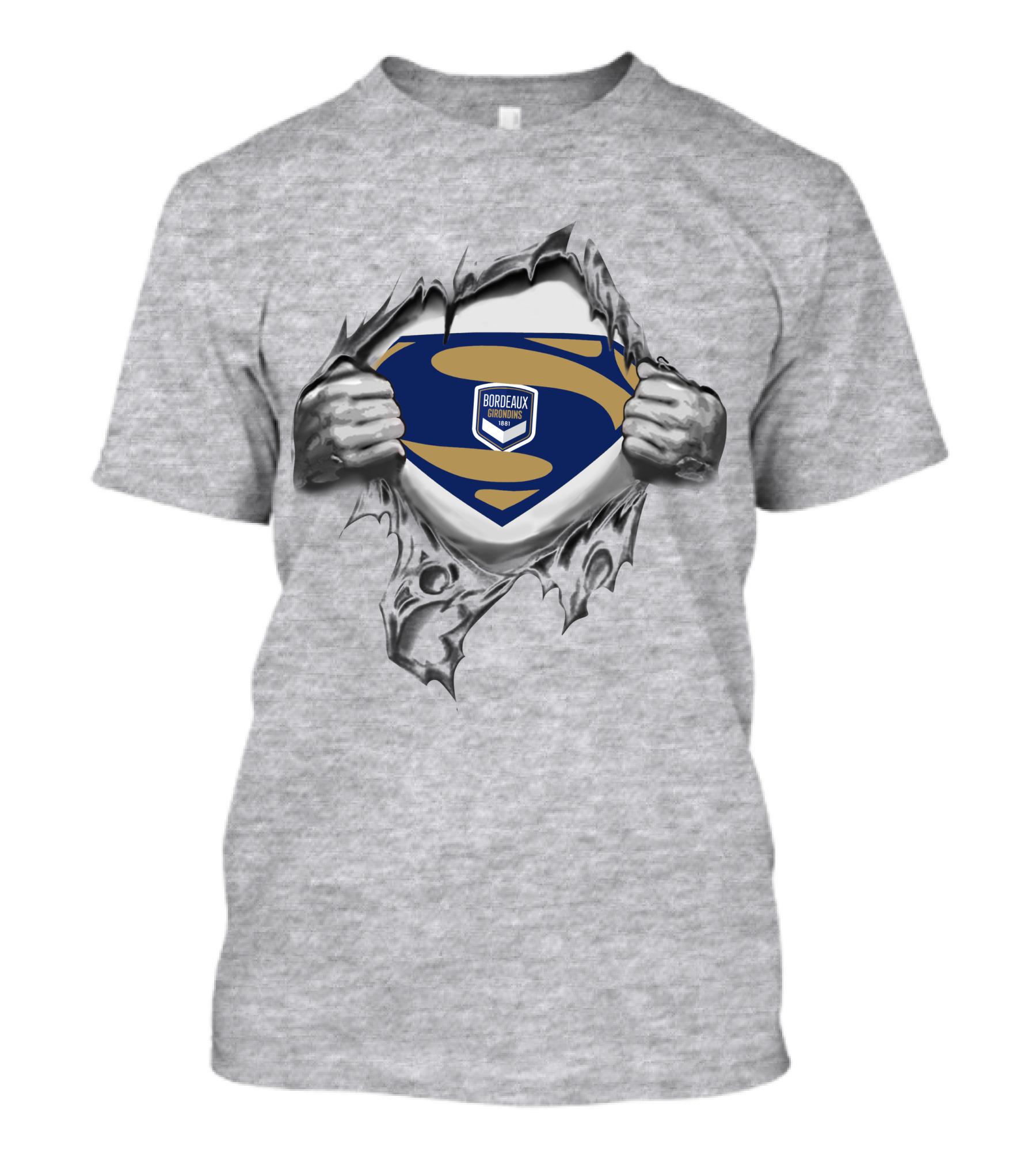 Bordeaux Girondins Superman Shield T-Shirt