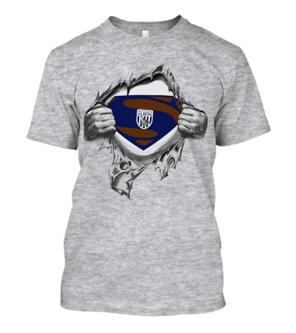 West Bromwich Albion Superman Emblem Reveal T-Shirt