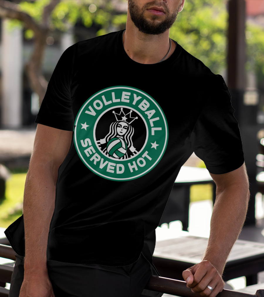 Volleyball Served Hot Funny Parody Perfect T-Shirt