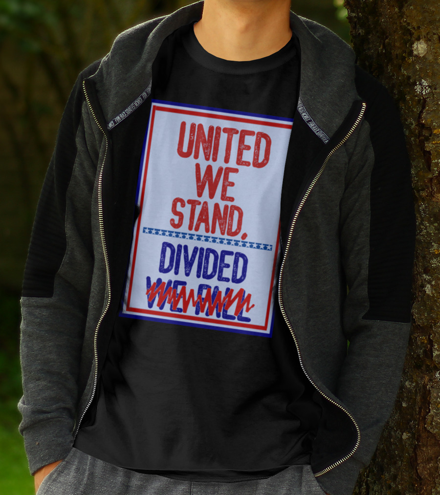 Stephen Colbert United We Stand Divided We Fail T-Shirt