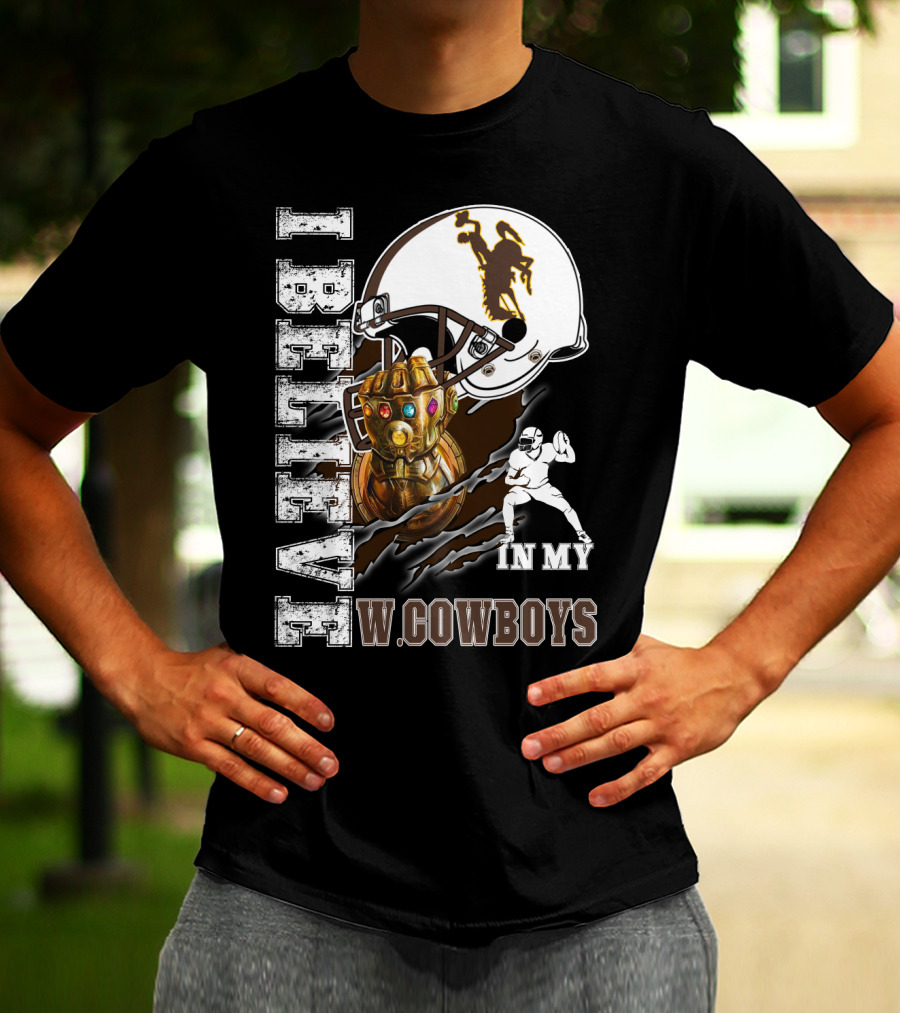 I Believe In My W Cowboys Football Fan Art Crossover T-Shirt