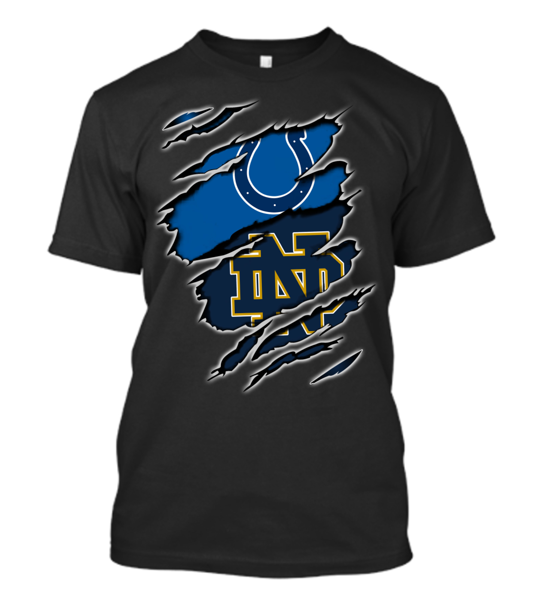 Colts Notre Dame Logo Mashup T-Shirt