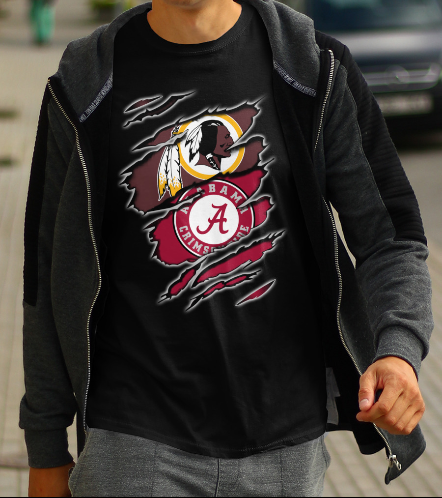 Redskins Alabama Crimson Tide Fan T-Shirt