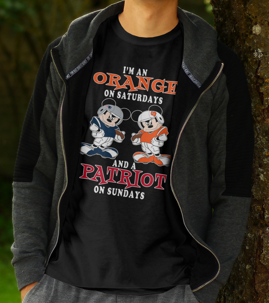 I'm An Orange On Saturdays And A Patriot On Sundays T-Shirt